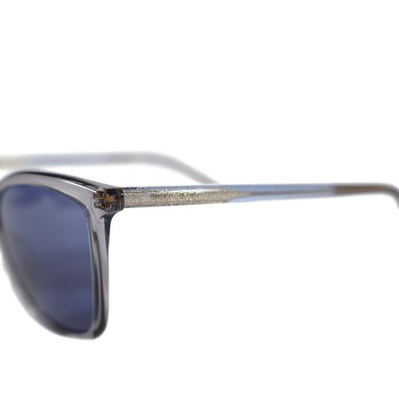 Jimmy Choo Cat Eye Women's Designer Sunglasses - Transparent Grey / Blue - NWT - Picture 3 of 8